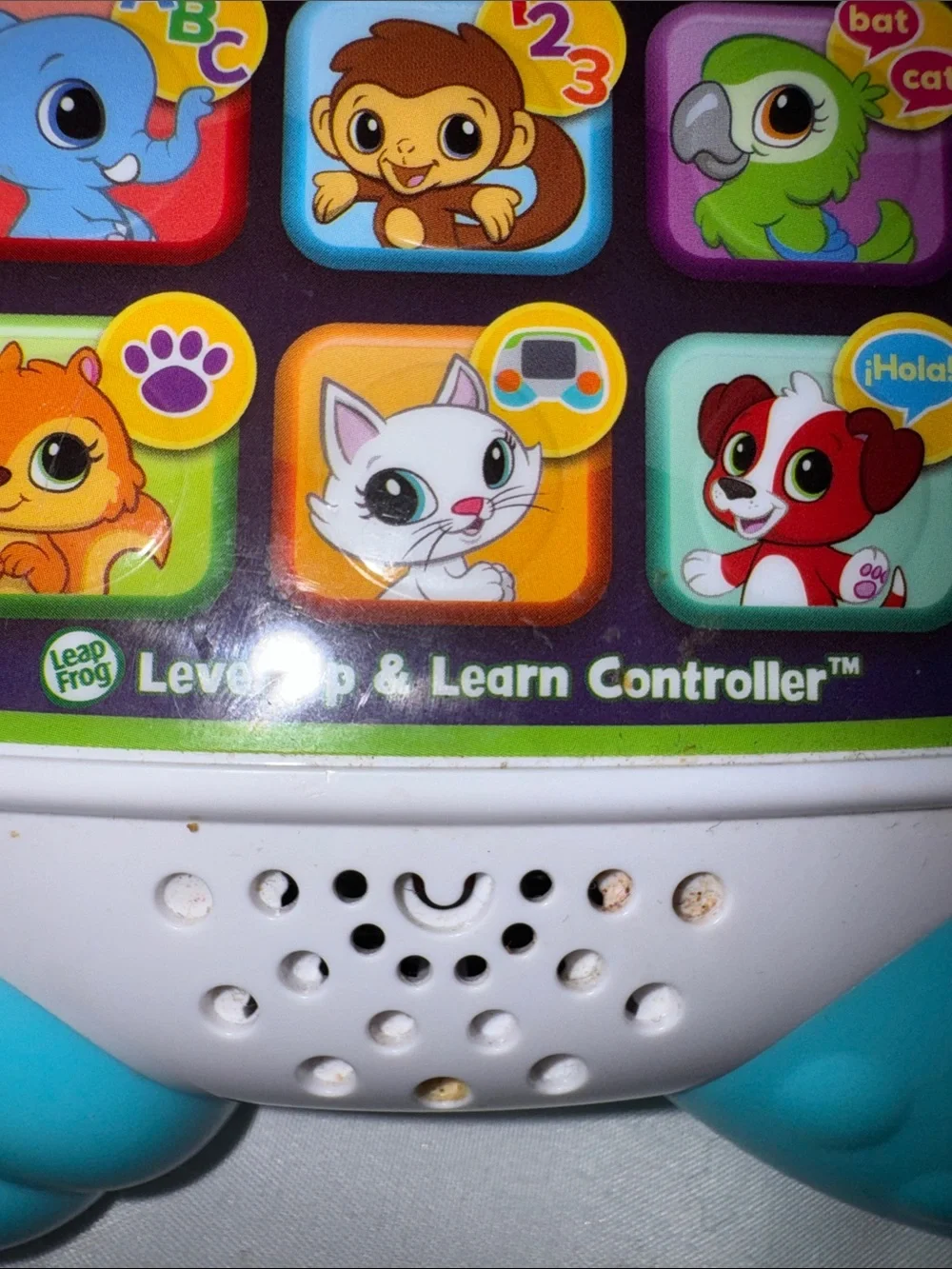 Interactive Kids Learning Game Controller - White & Teal
